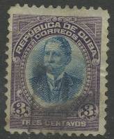 (№17) Марка Куба 1910 год "Хулио Sanguily", Гашеная